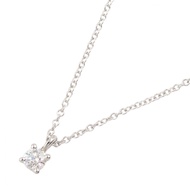 【二手】蒂芙尼 (Tiffany & Co.) 單鑽項鍊，頸圍 40 厘米，Pt950 鉑金，鑽石單鑽項鍊，女士，二手