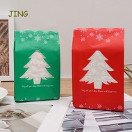 50pcs Christmas Gift Bag Christmas Tree Snowflake Wrapping Bag Christmas Decorations New Year Gift