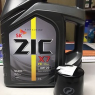 Zic fully synthetic 0W-20 3L FREE oil filter