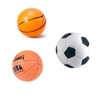 7cm Mini Basketball Football Birthday Cake Decoration Ornaments Children Dress Up Basketball Model F