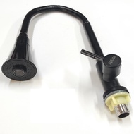 Black SUS 304 Flexible Swan Faucet - Kitchen Sink Faucet 09BL