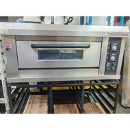 OKAZAWA Gas Oven 1 Deck 2 Tray Heavy Duty GVL12T Industrial Commercial Economical High-productivity 