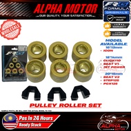 FRG FORMULA CVT FRONT PULLEY ROLLER SET ICON CLICK JET POWER BEAT FI V1 V2 STEP125 PCX125