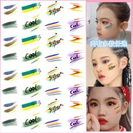 【Ready stock】六一儿童节 舞台妆脸部贴纸彩虹学校活动表演脸部彩绘妆容纹身贴International Children's Day Stage Makeup Face Sticker Ra