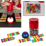 MY Bingo Board Game, Interactive Fun with Bells, Color Matching Connection Game, Suitable for Childr