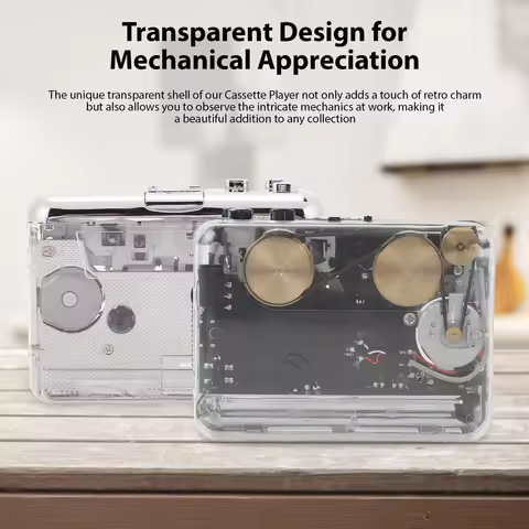 TON010B Cassette to MP3 Player Mini Tape Player MP3 Converter 3.5mm Headphone Input CD Cassette Capt