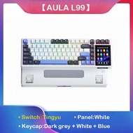 AULA L99 Intelligent Screen Mechanical Keyboard Bluetooth Wireless Tri-mode Night Gaming Laptop Keyb