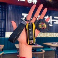 No. 4 Painted Porsche Key Shell Cayenne 718macan Palamela taycan/911 Key Cover Chain