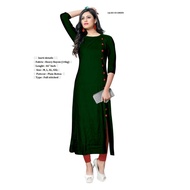 Women Kurtis With Design Button