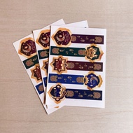 "Idul Fitri" Jar Label Seal Stickers (20 Pcs)