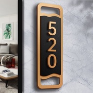 Nombor Rumah Timbul House Number Sign Plate Acrylic Plate Alamat  No Rumah Modern Simple 立体数字 门牌贴 订制