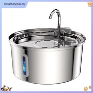 7L And 3L Large Capacity Stainless Steel Pet Cat Water Fountain Dog Pet Automatic Feeder With Window