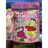 Boozi 跳跳奶棒糖 水蜜桃味 64g蜡笔小新 联名爆跳糖果/Boozi Popping Milk Candy Peach Flavor 64g Crayon Shin-chan