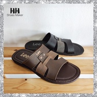 (Size 6uk-14uk) LEE Men PU Leather Slip On Sandals/Sandal Lelaki/Comfort/Big Size