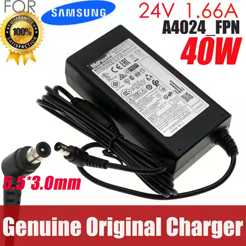 24V 1.66A 40W AC Adapter A4024-FPN Power Supply for Samsung Soundbar HW-K551 HW-Q60T HW-550 HW-K650 