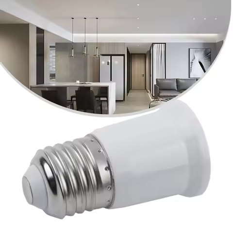 E27 To E27 Extend Socket Base 3cm 1.2inch Adapter Extension Base Lamp Holder Converter Light Bulb So