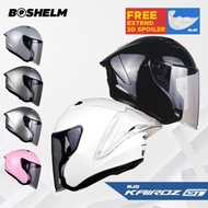 PROMO!!!] BOSHELM Helm NJS KAIROZ GT SOLID Helm Half Face SNI