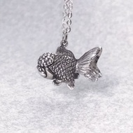 獅頭金魚-純銀項鍊