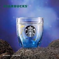 星巴克（Starbucks) 夏夜星空款双层玻璃杯237ml 夏日清新高颜值办公桌面杯男女水杯送礼男女朋友