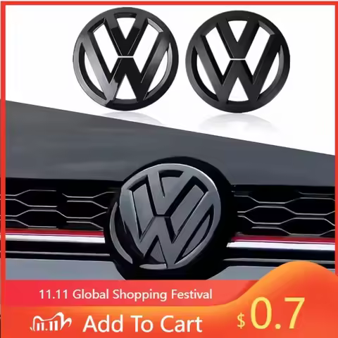 New 80% New Car Cover Front and Back Grille Emblem Badge Logo New Volkswagen Golf 7 MK7 GTI Car Styl