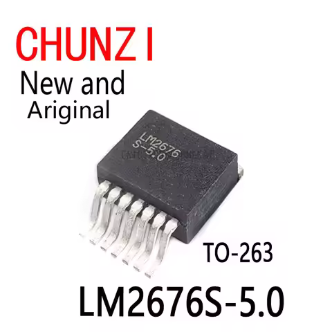 5pcs New and Original LM2676SX-5.0-NOPB IC REG BUCK 5V 3A LM2676S TO-263 LM2676S-5.0
