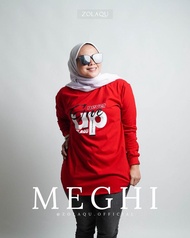 T-SHIRT WANITA OUVAL MERAH PUTIH ORIGINAL ZOLAQU