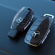 BENZ Carbon Fiber All-Inclusive Key Cover Suitable for BENZ A-Class C-Class E-Class GLC300L E300l E2