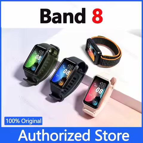 Original HUAWEI Band 8 Fitness Band, AMOLED Display, Long Battery Life Health Monitor Wristband