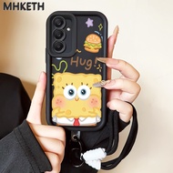 MHKETH Case For Samsung A25 5G A15 4G A15 5G Protective Cover Cartoon Animation Phone Silicone Hangi