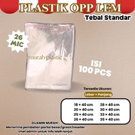 OPP Plastic CLOTHES GLUE STANDARD THICKNESS 18X40 20X40 25X40 26X40 28X40 30X40 33X40 35X40 CONTENTS