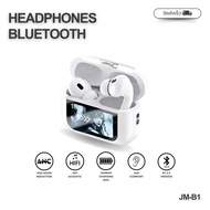 JMAX หูฟังบลูทูธ รุ่น JM-B1 ตัดเสียงรบกวน หน้าจอLCD หูฟัง bluetooth 5.4 ระบบสัมผัส​ หูฟังไร้สาย ใช้ง