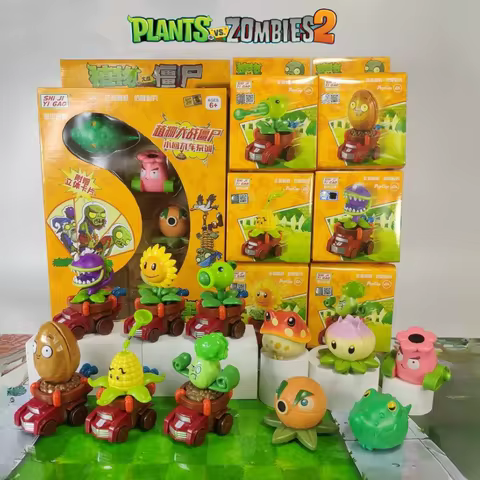 New Plants Vs. Zombie 2 Game Character Wall-Nut Sunflower Emit Light Toys Peashooter Chomper Return 
