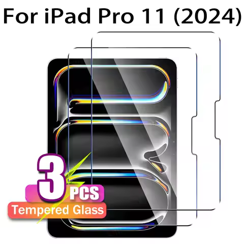 Screen Protector for iPad Pro 11-inch (M4) 2024,Tempered Glass Film Ultra Clear,Anti Scratch,Bubble-