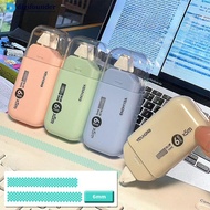 DIGIFOUNDER 4Pcs/Set Morandi Colors Dot Glue Runner Erasable Glue Seamless Double-Sided Tape Handboo