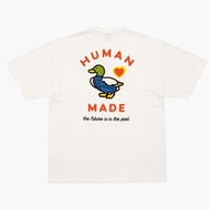 เสื้อยืด Human Made แท้ DUCK GRAPHICTee แขนสั้นขั้นพื้นฐาน เสื้อยืดสไตล์เดียวกันสำหรับคู่รั