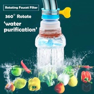 【hooray】 Rotating Retractable Faucet Filter Splash-Proof Kitchen Water Filter Water Save Kitchen Sin