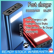 SG[In Stock]  Power Bank PD22.5W Fast Charging 30000mAh Powerbank Ultra-Large CapacityIntelligent Digital Display