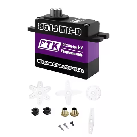 PTK 8515 MG-D medium-sized all metal digital high-voltage high torque 15KG model aircraft fixed wing