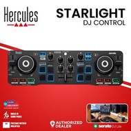Hercules DJ DJControl Starlight | Pocket USB DJ Controller with Serato DJ Lite, Touch-Sensitive Jog 