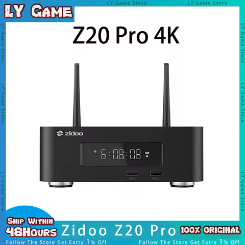 ZIDOO Z20 PRO 4K Media Player HDR10+ 4K HDR Android 11 TV RTD1619BPD 4G+32G Support Ethernet WiFi NA