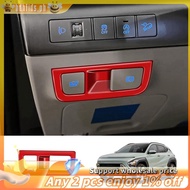 Car Headlight Switch Frame Trim Cover for Hyundai KONA 2024+ Car Interior Accessories