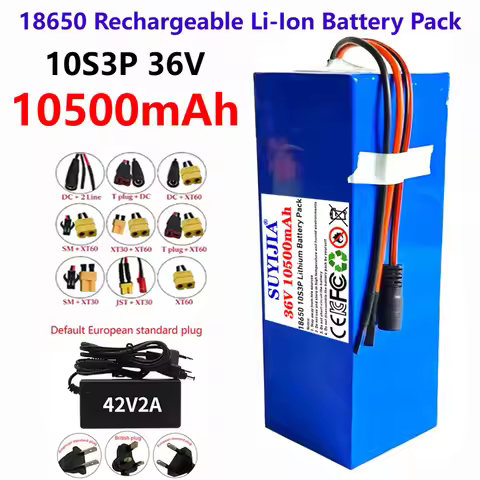 36V 10500mAh 36v Electric Scooter Battery Lithium Electric Scooter 500W Electric Scooter Battery 36v