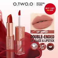 O.TWO.O (2 in 1) Lipstick Matte and lip gloss Lightweight Makeup
