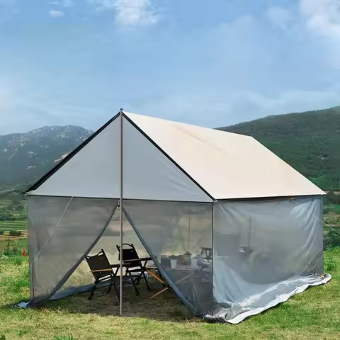 Outdoor Camping Sunade Tent Me Mosquito Net Leisure Fiing Large Space Sun Protection UPF50+ Canopy T