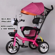 baby Stroller Bike For Kids Girl 3 Wheels Trolley Bike Baby Stroller With Canopy Kids Tricycle