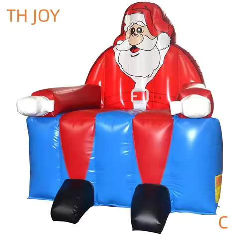 fast air ship to door, Giant Inflatable Santa Chair commercial party rental Inflatable Christmas Sof