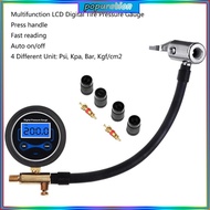 POP Car SUV Truck Bike Tyre Air Pressure Gauge Tire Inflator with Press handle Gauge