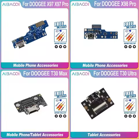AiBaoQi Brand New Usb Charge Board For Doogee X97 Pro X98 Pro T30 Ultra T30 MAX S100 Pro S200/S200X/