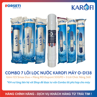 Combo 8 Lõi Lọc Nước KAROFI Cho Model Máy O-D138 (Tặng 1 Cút T Nối Nhanh Và 1 Mét Dây 6mm)