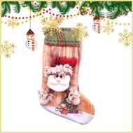 Christmas Stocking Pouch Cartoon Dinner Table Fireplace Socks Lovely Christmas Stocking Ornaments Di